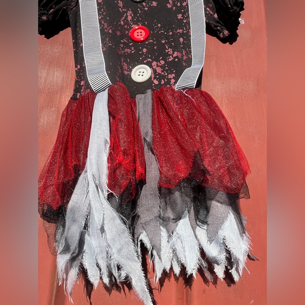 Adult Horror Clown Costume Size M USED JUST DRESS - Picture 4 of 9